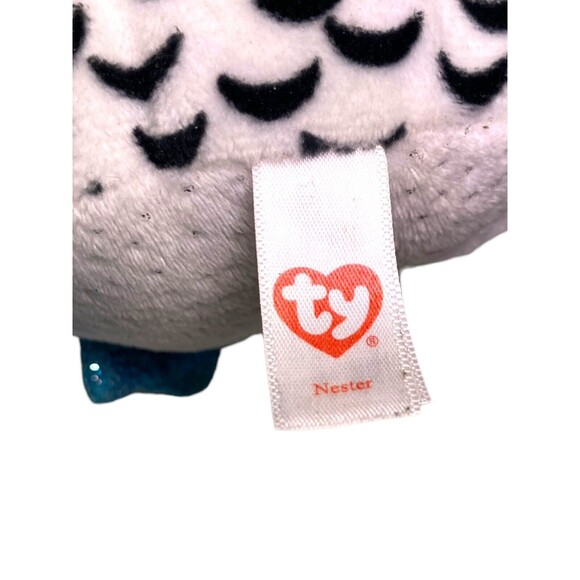 TY BEANIE BOOS NESTER The Christmas Owl 6” Plush Stuffed Animal - Picture 10 of 11